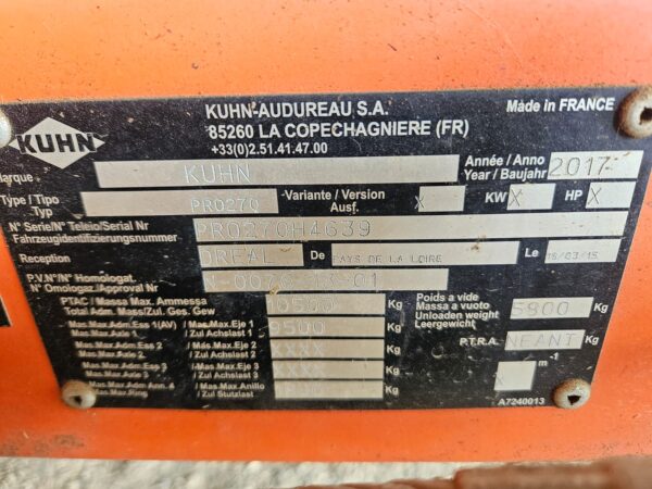 Kuhn 2070 Feed Mixer - Image 14