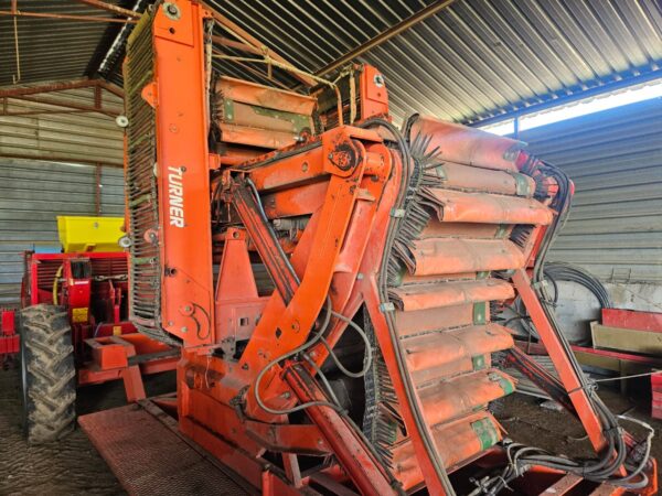 Used Turner Potato Lifter in working condition, stored indoors on a farm in South Africa