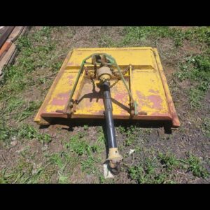 Rotary slasher in good working condition, ideal for heavy grass and brush clearing. Tractor‑mounted, PTO driven—R8,000 + VAT, farm‑ready in South Africa