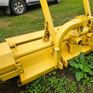 High-performance 2.55m ORSI mulcher, ideal for efficient vegetation control. Like new condition and fully vetted.