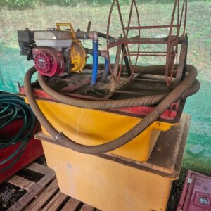 Mobile firefighting unit for bakkies, designed for quick response and efficient water distribution. Fully vetted and in excellent second-hand condition.